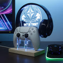 ADVPRO Shot on Target Gamer LED neon stand hgA-j0060 - White