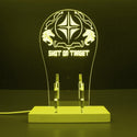 ADVPRO Shot on Target Gamer LED neon stand hgA-j0060 - Yellow