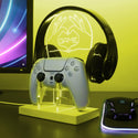 ADVPRO I Love Game with Hand Create Heart Shape Gamer LED neon stand hgA-j0062 - Yellow