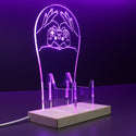 ADVPRO I Love Game Gear with Hand Create Heart Shape Gamer LED neon stand hgA-j0063 - Purple