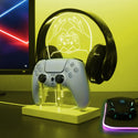 ADVPRO I Love Game Gear with Hand Create Heart Shape Gamer LED neon stand hgA-j0063 - Yellow