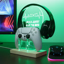 ADVPRO Life is a Journey Enjoy the Game Gamer LED neon stand hgA-j0064 - Green