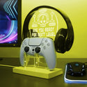 ADVPRO Are You Ready for Next Level Gamer LED neon stand hgA-j0069 - Yellow