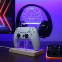 ADVPRO Tonight Champion Gamer LED neon stand hgA-j0070 - Blue