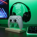 ADVPRO Crown with Diamond Gamer LED neon stand hgA-j0071 - Green