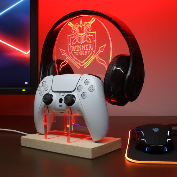 ADVPRO Get the Winner Tonight Gamer LED neon stand hgA-j0072 - Red