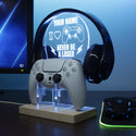 ADVPRO I love game, never be a loser Personalized Gamer LED neon stand hgA-p0001-tm - White
