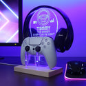 ADVPRO The winner every day and night Personalized Gamer LED neon stand hgA-p0003-tm - Blue