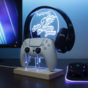 ADVPRO Fireball – crush the highest point Personalized Gamer LED neon stand hgA-p0005-tm - White