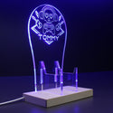 ADVPRO Skull head play game Personalized Gamer LED neon stand hgA-p0006-tm - Blue