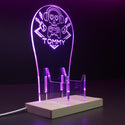 ADVPRO Skull head play game Personalized Gamer LED neon stand hgA-p0006-tm - Purple