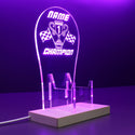 ADVPRO Be the first champion Personalized Gamer LED neon stand hgA-p0007-tm - Purple