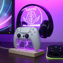 ADVPRO Your brain fully charged Personalized Gamer LED neon stand hgA-p0008-tm - Purple