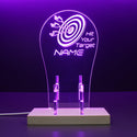 ADVPRO Hit your target Personalized Gamer LED neon stand hgA-p0010-tm - Purple