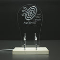 ADVPRO Hit your target Personalized Gamer LED neon stand hgA-p0010-tm