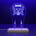 ADVPRO Girl – hit highest score Personalized Gamer LED neon stand hgA-p0014-tm - Blue