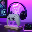 ADVPRO Girl – hit highest score Personalized Gamer LED neon stand hgA-p0014-tm - Purple