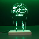 ADVPRO Oops! Go girl! Personalized Gamer LED neon stand hgA-p0026-tm - Green