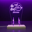 ADVPRO Oops! Go girl! Personalized Gamer LED neon stand hgA-p0026-tm - Purple