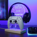 ADVPRO Fall in love Personalized Gamer LED neon stand hgA-p0027-tm - Blue