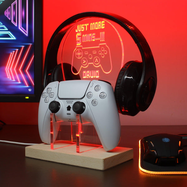 ADVPRO Just more 5 mins! Personalized Gamer LED neon stand hgA-p0033-tm - Red