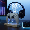 ADVPRO Just more 5 mins! Personalized Gamer LED neon stand hgA-p0033-tm - White