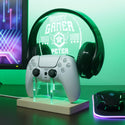 ADVPRO Best game badge Personalized Gamer LED neon stand hgA-p0036-tm - Green