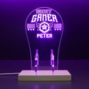 ADVPRO Best game badge Personalized Gamer LED neon stand hgA-p0036-tm - Purple