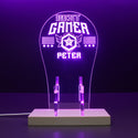 ADVPRO Best game badge Personalized Gamer LED neon stand hgA-p0036-tm - Purple