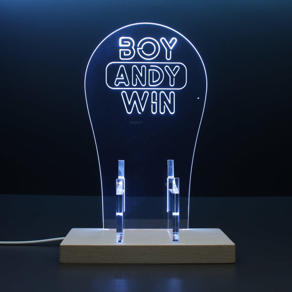 ADVPRO Boy Boy Boy Personalized Gamer LED neon stand hgA-p0037-tm - White