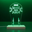ADVPRO Game controller become monster Personalized Gamer LED neon stand hgA-p0039-tm - Green