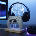 ADVPRO Game controller inside the snow globe Personalized Gamer LED neon stand hgA-p0044-tm - White