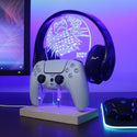 ADVPRO Highest scores tonight Personalized Gamer LED neon stand hgA-p0045-tm - Blue