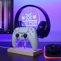 ADVPRO Game start – monster icon Personalized Gamer LED neon stand hgA-p0052-tm - Blue