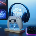 ADVPRO Game start – monster icon Personalized Gamer LED neon stand hgA-p0052-tm - Sky Blue