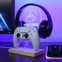 ADVPRO Just one more game Personalized Gamer LED neon stand hgA-p0058-tm - Blue