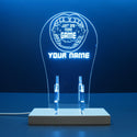 ADVPRO Just one more game Personalized Gamer LED neon stand hgA-p0058-tm - Sky Blue