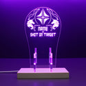 ADVPRO Shot on target Personalized Gamer LED neon stand hgA-p0060-tm - Purple