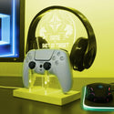 ADVPRO Shot on target Personalized Gamer LED neon stand hgA-p0060-tm - Yellow