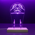 ADVPRO I love game with hand create heart shape Personalized Gamer LED neon stand hgA-p0062-tm - Purple