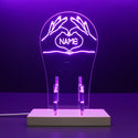 ADVPRO I love game with hand create heart shape Personalized Gamer LED neon stand hgA-p0062-tm - Purple