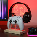 ADVPRO Enjoy every moment skull with game gear Personalized Gamer LED neon stand hgA-p0065-tm - Red