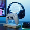 ADVPRO Tonight champion Personalized Gamer LED neon stand hgA-p0070-tm - Sky Blue