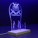 ADVPRO Get the winner tonight Personalized Gamer LED neon stand hgA-p0072-tm - Blue