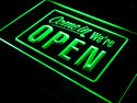 ADVPRO We're Open Shop Cafe Bar Display Neon Light Sign st4-i001 - Green