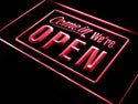ADVPRO We're Open Shop Cafe Bar Display Neon Light Sign st4-i001 - Red