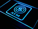 ADVPRO Open ATM Money Machine Displays Neon Light Signs st4-i003 - Blue