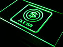 ADVPRO Open ATM Money Machine Displays Neon Light Signs st4-i003 - Green