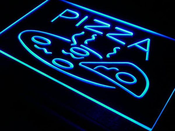 ADVPRO Open Hot Pizza Cafe Restaurant Neon Light Signs st4-i004 - Blue