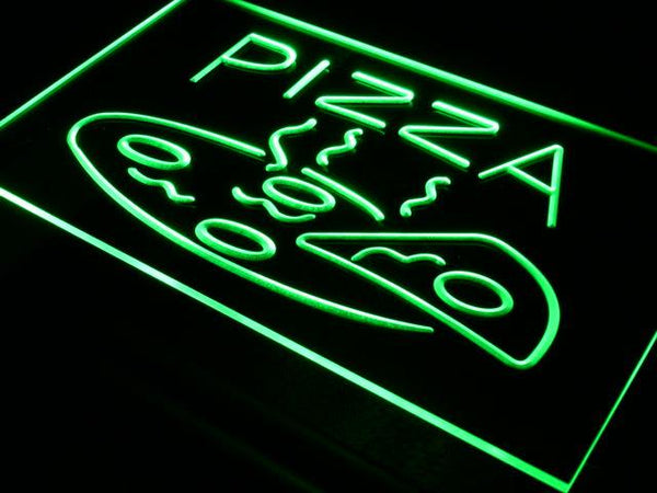 ADVPRO Open Hot Pizza Cafe Restaurant Neon Light Signs st4-i004 - Green